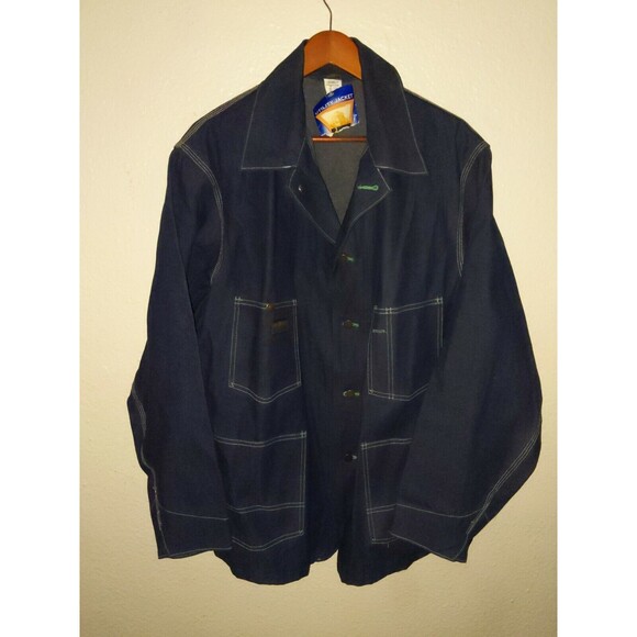 New Vintage OSH KOSH B'GOSH Chore engineer utility Jacket SANFORIZED 44R Coat - Picture 1 of 6